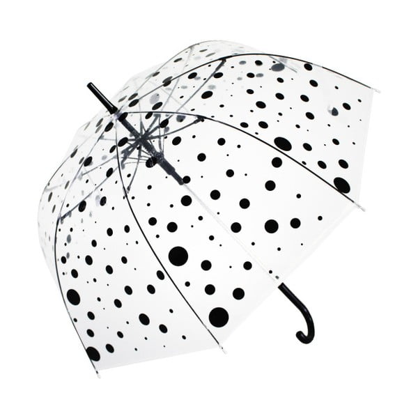 Transparentný dáždnik Birdcage Dots, ⌀ 100 cm