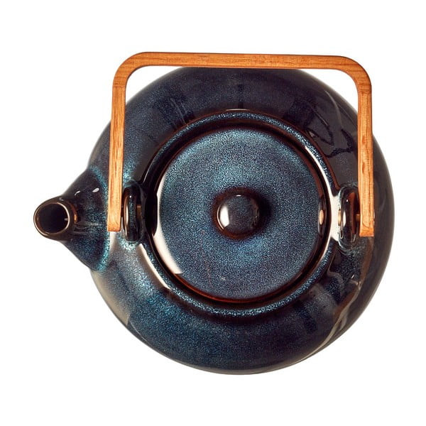 Tmavomodrá keramická kanvica na čaj so sitkom 1,2 l Gastro Blue – Bitz-image-4