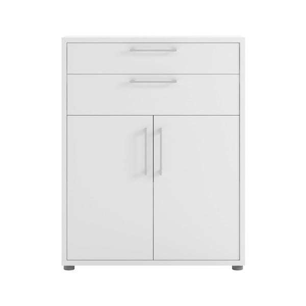 Biela modulárna knižnica 89x113 cm Prima – Tvilum-image-2