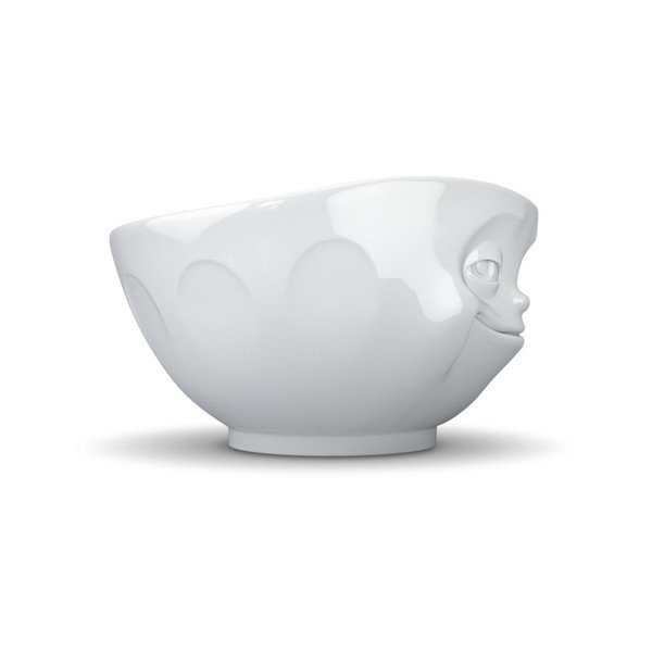 Usmievavá miska, biela z bistra U Kubistu-image-3