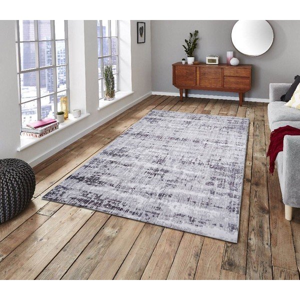 Sivý koberec Floorita Abstract Grey, 160 × 230 cm-image-1