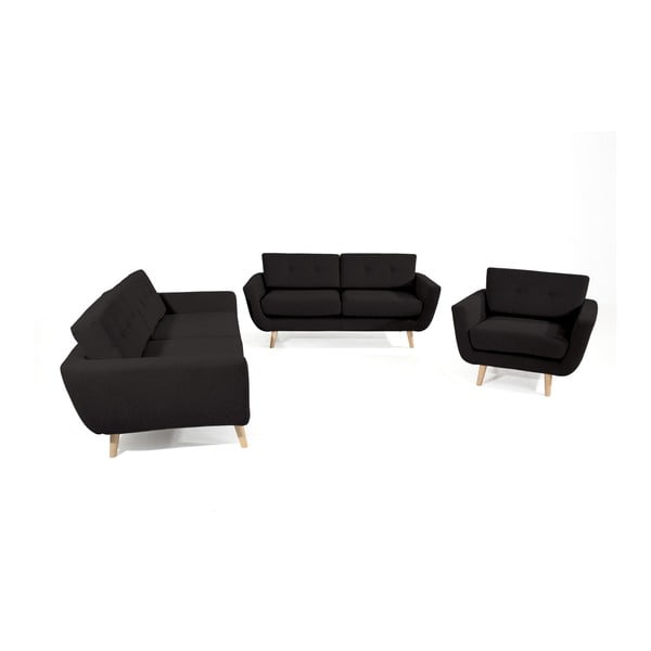 Čierne kreslo Max Winzer Melvin-image-4