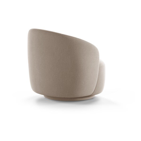 Svetlohnedé otočné ženilkové kreslo Letizia – Micadoni -image-2