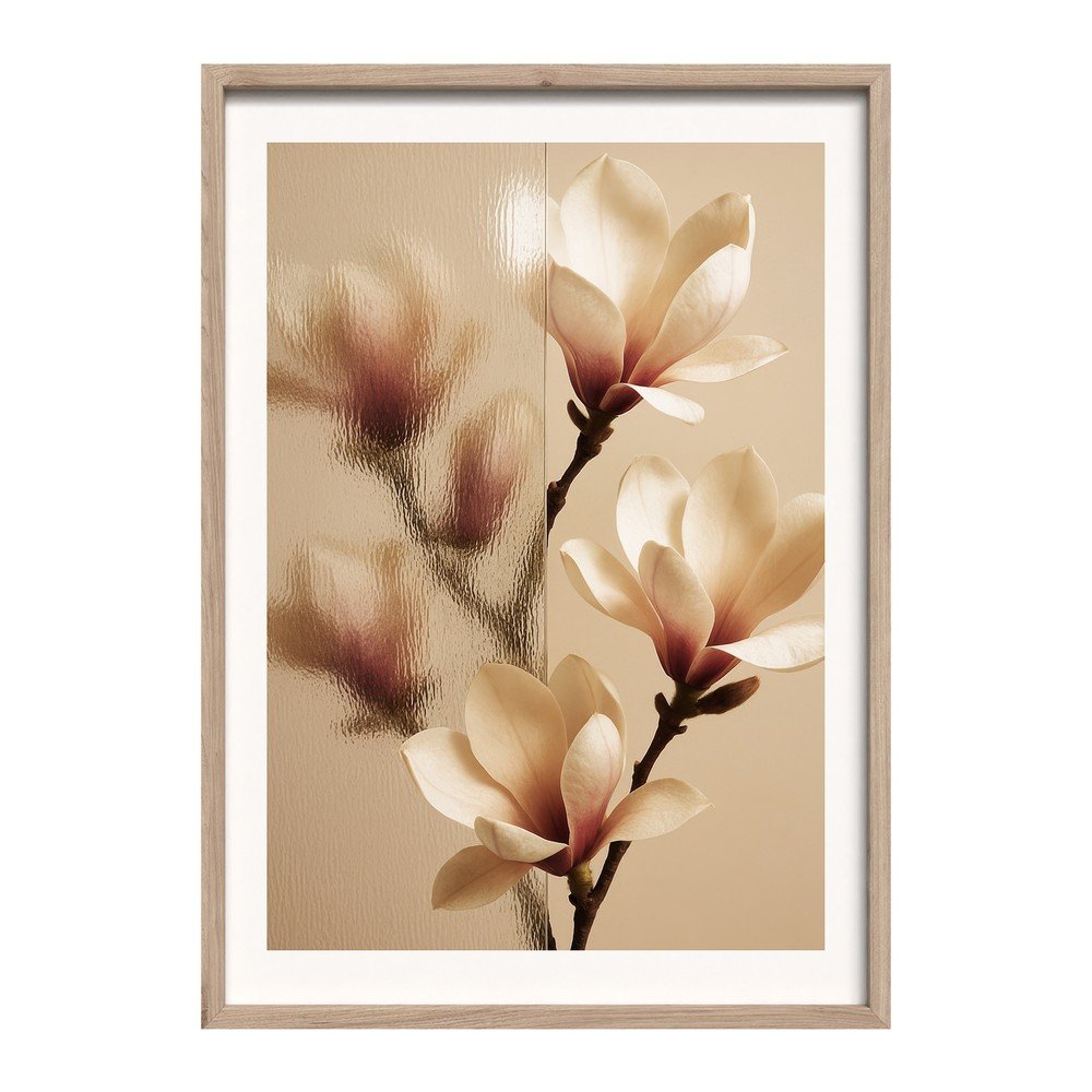 E-shop Tlačený obraz s rámom 50x70 cm Soft Magnolia – Styler