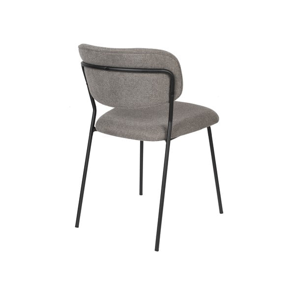 Sivé jedálenské stoličky v súprave 2 ks Jolien - White Label-image-4