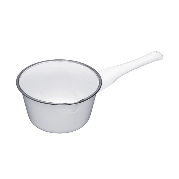Smaltovaná rajnica na ohrievanie mlieka Kitchen Craft Living Nostalgia, ⌀ 17 cm