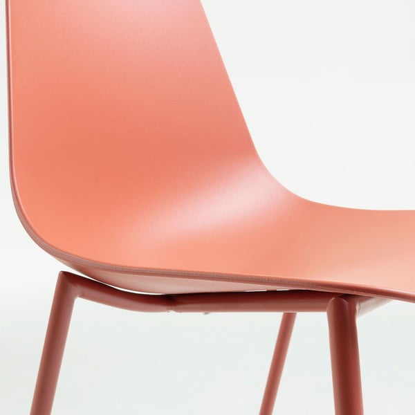 Tmavooranžová jedálenská stolička Kave Home Wassu-image-1