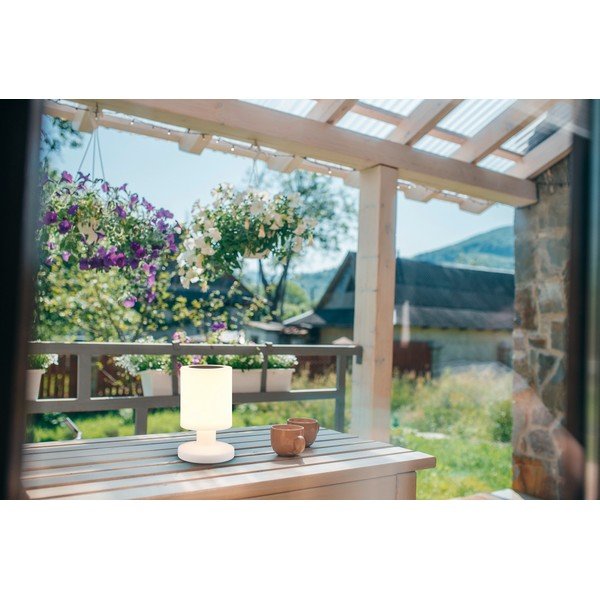 LED solárne vonkajšie svietidlo (výška 21 cm) Silva – Trio-image-1