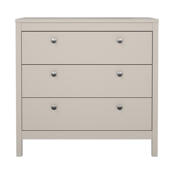 Sivobéžová komoda 82x80x38 cm Madrid – Tvilum-image-2