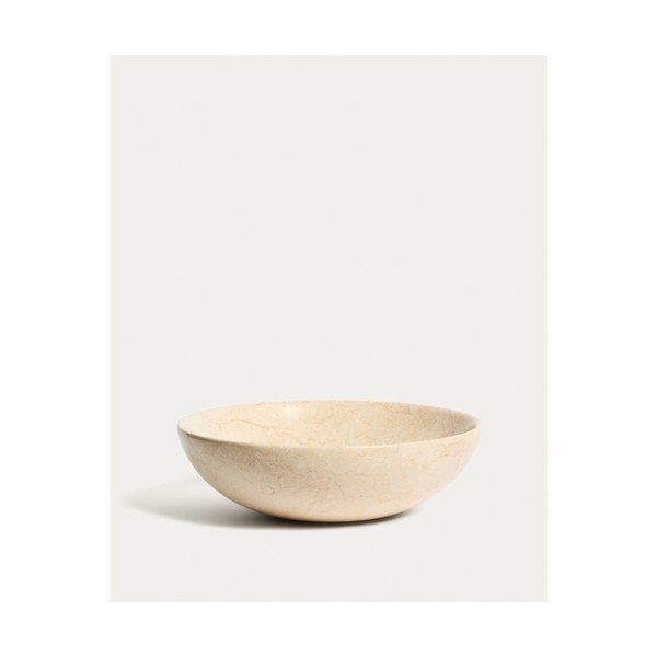 Béžové kamenné okrúhle umývadlo ø 40 cm Darnen – Kave Home