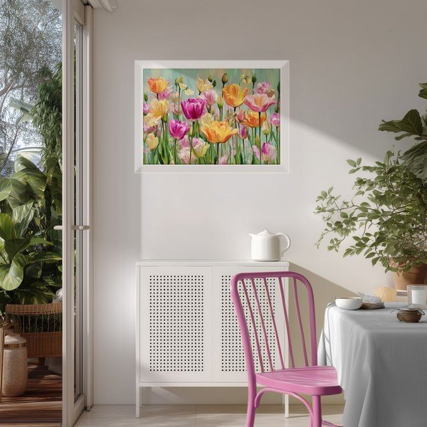 Tlačený obraz s rámom 75x56 cm Spring Tulip – Styler-image-1
