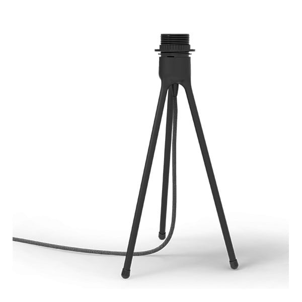 Čierny stolový stojan tripod na svietidlá UMAGE, výška 36 cm