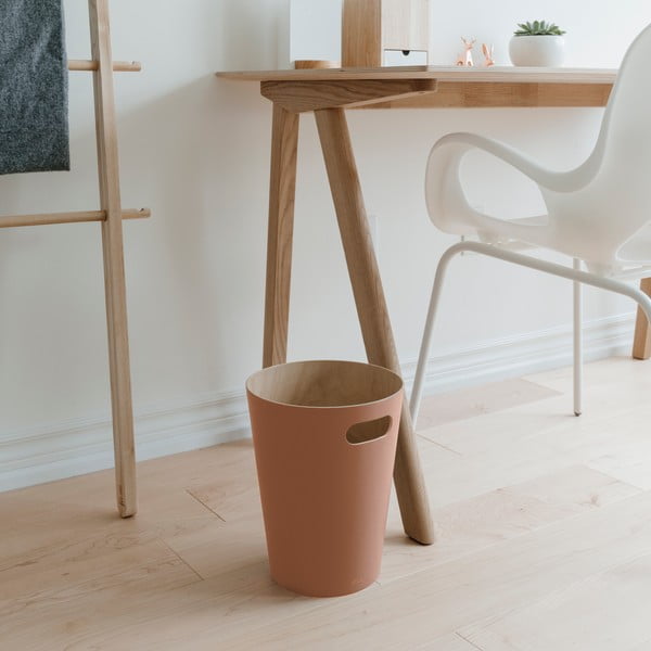 Drevený odpadkový kôš 7,5 l Woodrow - Umbra-image-1