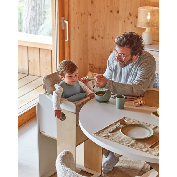 Biela/v prírodnej farbe jedálenská stolička Nuun – Kave Home-image-3