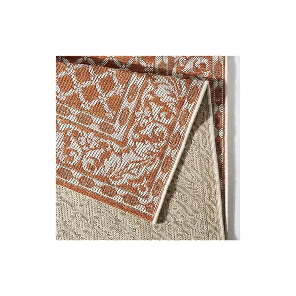 Oranžovo-krémový vonkajší koberec NORTHRUGS Royal, 160 x 230 cm-image-3