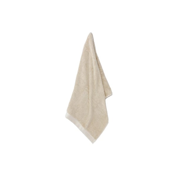 Béžový froté bavlnený uterák 50x100 cm Comfort – Södahl-image-2