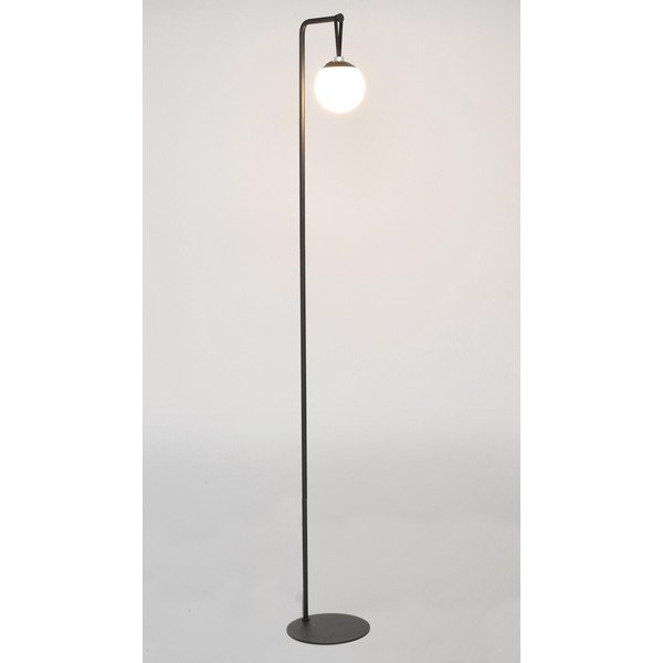 Čierna LED stojacia lampa so stmievačom s plastovým tienidlom (výška  140 cm) Balmony – Bizzotto-image-4