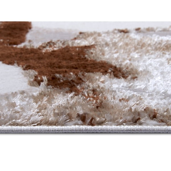 Hnedý koberec 67x120 cm Shine Floral – Hanse Home-image-2