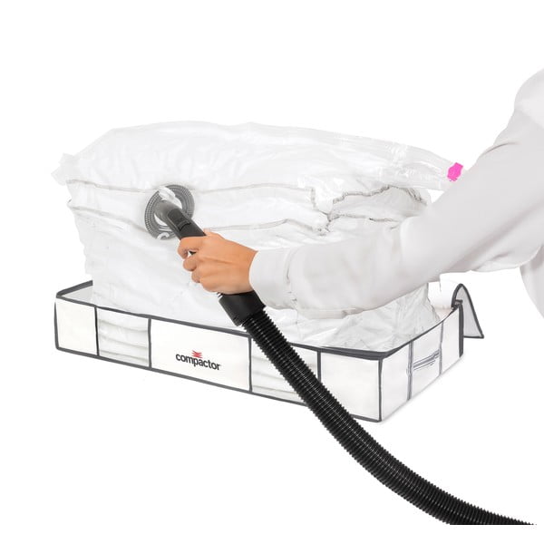 Vákuové látkové/plastové úložné boxy pod posteľ v súprave 2 ks 105x45x15,5 cm Life – Compactor-image-4