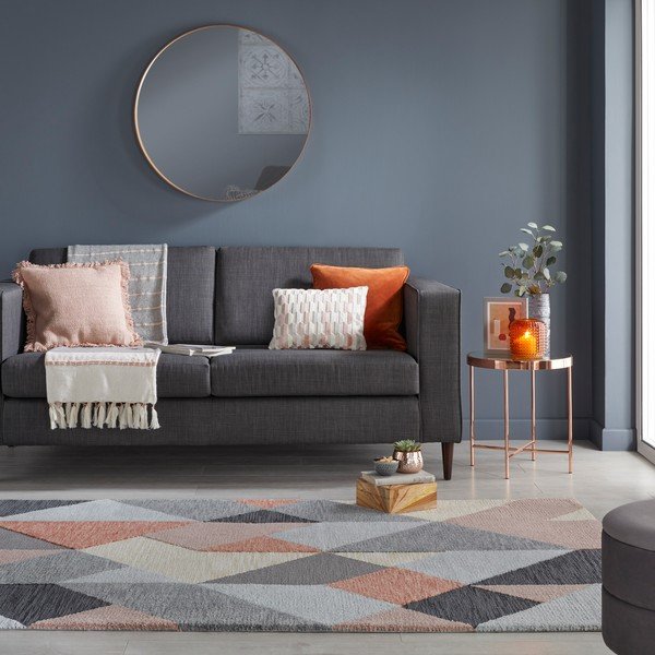 Sivo-ružový koberec Flair Rugs Icon, 160 x 230 cm-image-4
