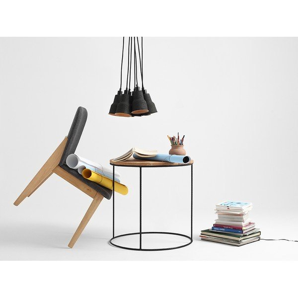 Čierne závesné svietidlo ø 32 cm Celulo – CustomForm-image-4