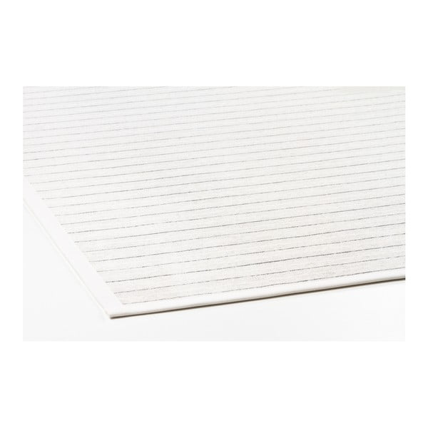 Biely vzorovaný obojstranný koberec Narma Puise, 140 × 200 cm-image-4