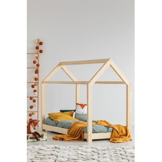 Domčeková detská posteľ z borovicového dreva 120x200 cm Mila M - Adeko