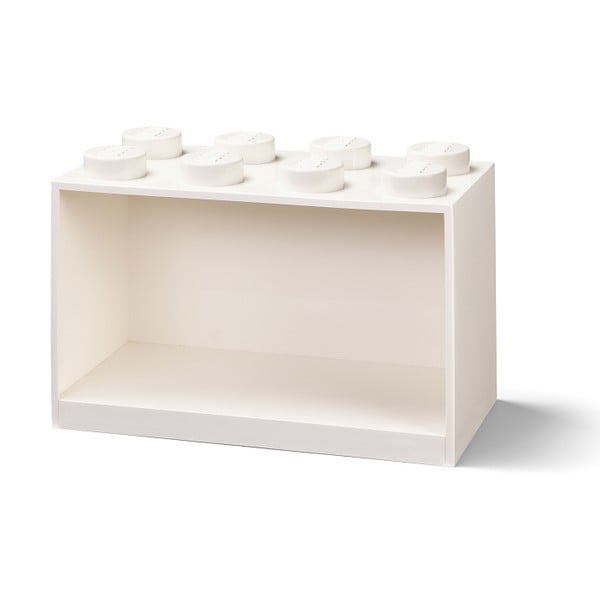 Detská biela nástenná polica LEGO® Brick 8-image-1