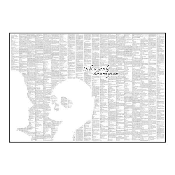 Knižný plagát Hamlet, 70x50 cm