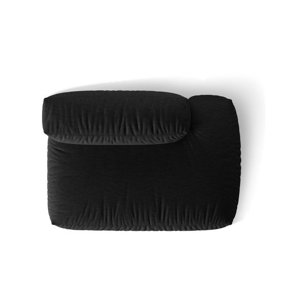 Čierny modul pohovky (pravý roh) Martina – Micadoni Home-image-4