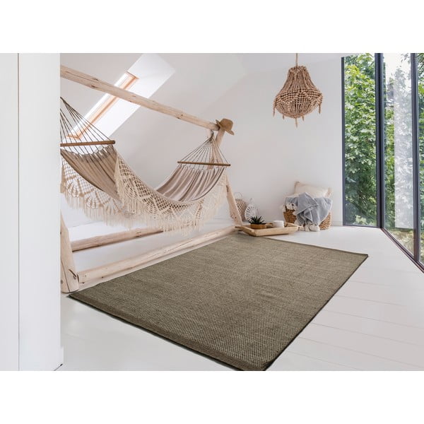 Hnedý vlnený koberec Universal Kiran Liso, 160 x 230 cm-image-1