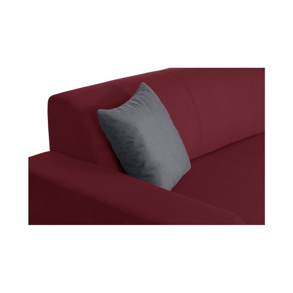 Červená pohovka Florenzzi Bellini, pravý roh-image-4