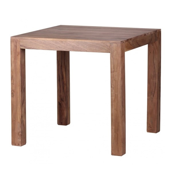 Jedálenský stôl z masívneho akáciového dreva Skyport Alison, 80 × 80 cm