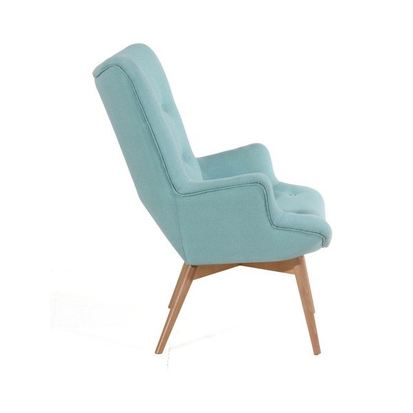 Tyrkysovomodré kreslo Max Winzer Aiko-image-4