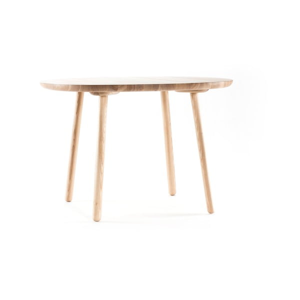 Prírodný jedálenský stôl z masívu EMKO Naïve, ⌀ 110 cm-image-4