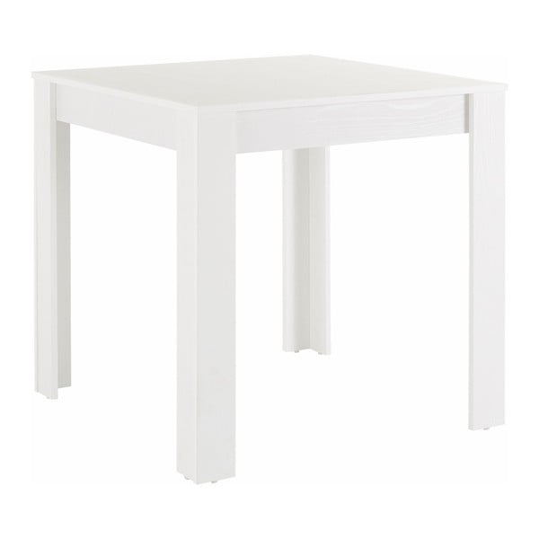 Biely jedálenský stôl Støraa Lori, šírka 80 cm