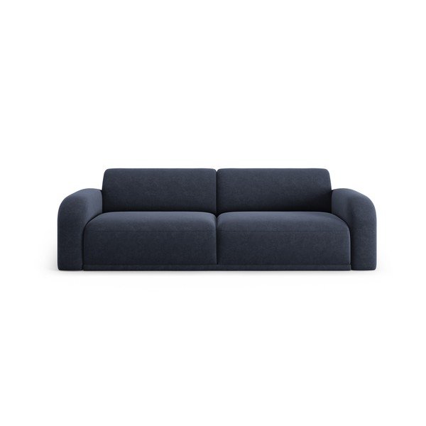 Tmavomodrá zamatová pohovka 242 cm Erin – Micadoni Home