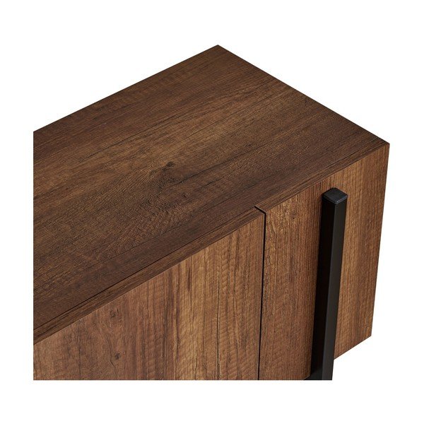 TV stolík v dekore orecha v tmavo prírodnej farbe 180x45x30 cm Nexus – Kalune Design-image-4