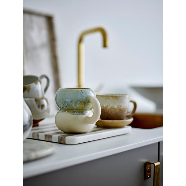 Modré/krémové hrnčeky v súprave 4 ks z kameniny 400 ml Luna – Bloomingville-image-3