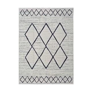 Bielo-sivý vonkajší koberec Universal Elba, 140 x 200 cm
