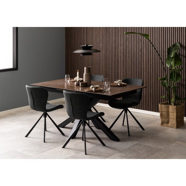 Tmavosivé jedálenské stoličky v súprave 2 ks Batilda – Actona-image-2