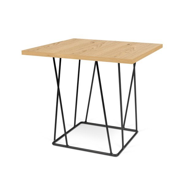 Konferenčný stolík s čiernymi nohami TemaHome Heli×, 50 cm-image-1