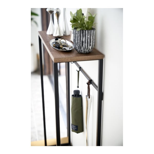 Čierny konzolový stolík 18.5x60 cm Tower – YAMAZAKI-image-2