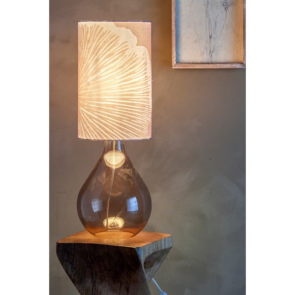 Hnedá stolová lampa s textilným tienidlom (výška 65 cm) Leni – Bloomingville-image-3
