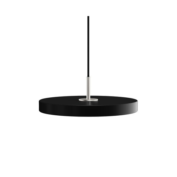 Čierne LED závesné svietidlo so stmievačom s kovovým tienidlom ø 31 cm Asteria Plus Mini – UMAGE