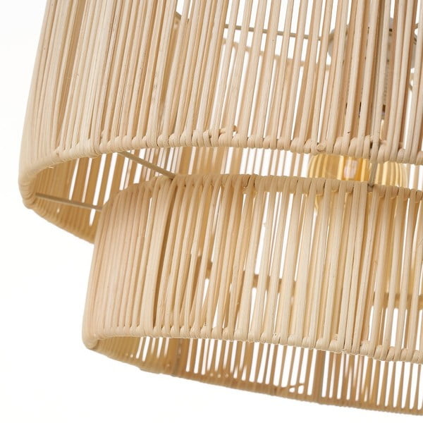 Ratanové stropné svietidlo v prírodnej farbe s ratanovým tienidlom ø 38 cm Natural Way – Casa Selección-image-2