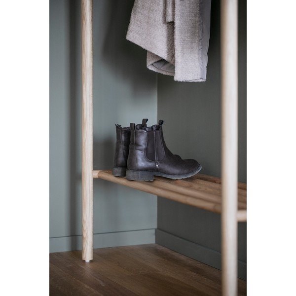 Predsieňová zostava z dubového dreva v prírodnej farbe Milford - Rowico-image-3