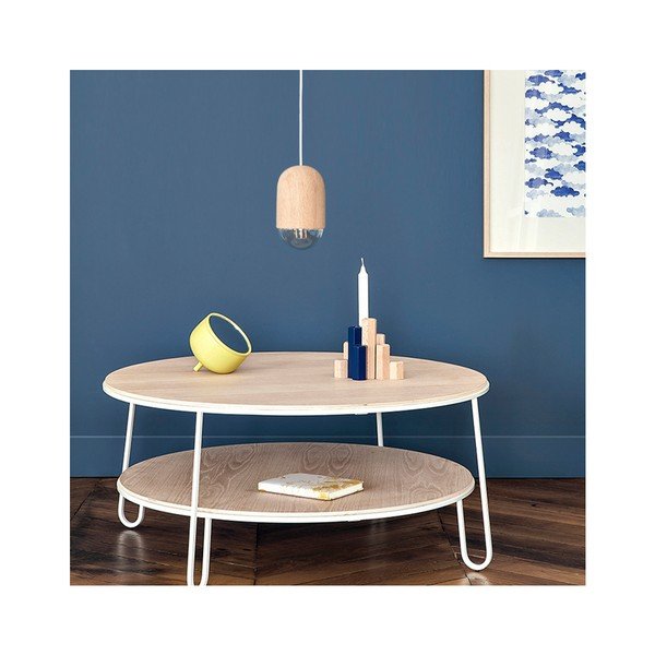 Závesné svietidlo v prírodnom drevenom odtieni HARTÔ Luciana-image-2