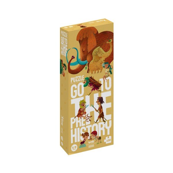 Puzzle ideme do prehistórie Londji, 100 dielikov