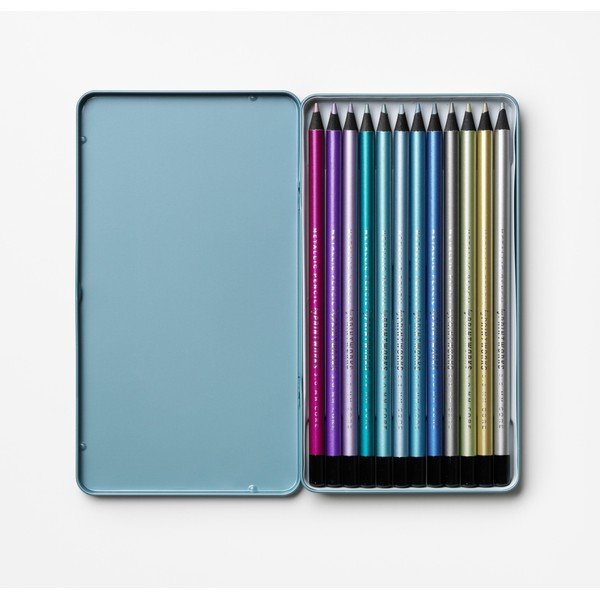 Pastelky v súprave Metallic – Printworks